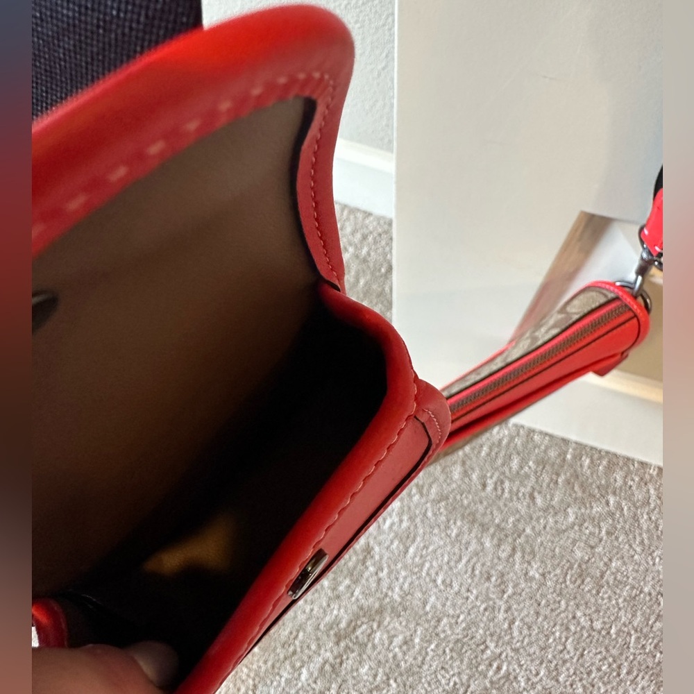 COACH Heritage Convertible Crossbody w/ Hybrid Pouch Colorblock Signature Canvas - Picture 15 of 15